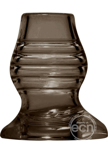 XR Brands Master Series Excavate Tunnel Anal Plug Black  4.25 Inches