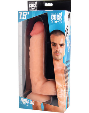 XR Brands RAGING COCK STARS BUFFED OUT BILL 7.5"