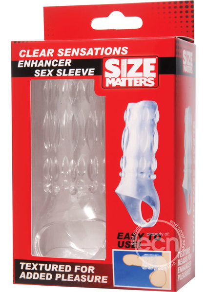 Size Matters SIZE MATTERS CLEAR SENSATIONS ENHANC