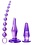 XR Brands Amethyst Adventure Anal Toy Kit Purple