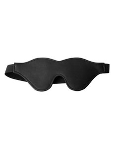 XR Brands STRICT BLACK FLEECE LINED BLINDFOLD