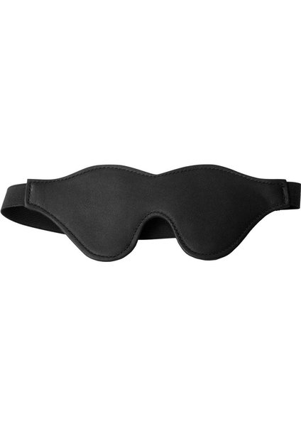 XR Brands STRICT BLACK FLEECE LINED BLINDFOLD