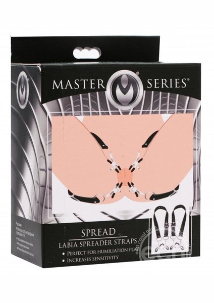XR Brands MASTER SERIES SPREAD LABIA SPREADER STRAPS