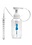 XR Brands CLEAN STREAM PUMP ACTION ENEMA BOTTLE WITH NOZZLE