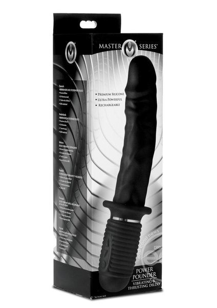 XR Brands MASTER SERIES MEGA THRUSTER DILDO RECHARGEABLE