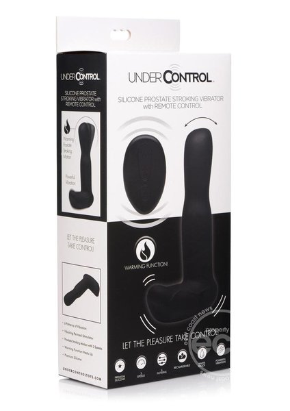 XR Brands UNDER CONTROL SILICONE PROSTATE STROKING VIBRATOR