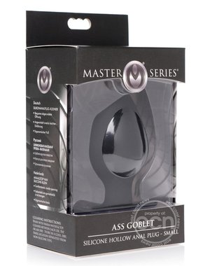 XR Brands MASTER SERIES SILICONE HOLLOW PLUG