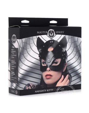XR Brands Master Series Naughty Kitty Mask - Black