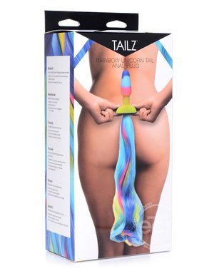 XR Brands TAILZ RAINBOW UNICORN TAIL PLUG