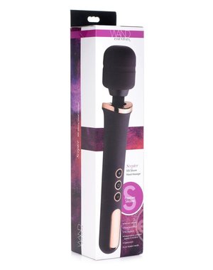 XR Brands WAND ESSENTIALS SCEPTOR 50X SILICONE VIBRATING WAND