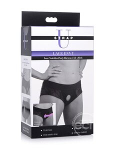 XR Brands STRAP U LACE ENVY CROTCHLESS HARNESS
