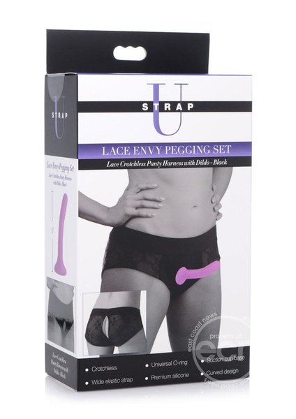 XR Brands STRAP U LACE ENVY PEGGING SET