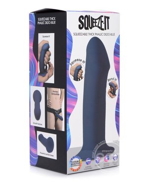 XR Brands SQUEEZE IT SQUEEZABLE THICK PHALLIC DILDO