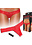 HUSTLER PANTY, HUSTLER, VIBRATING LACE,RED,M/