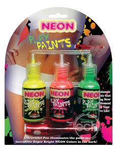 TOPCO/T.L.C NEON PLAY PAINTS 3PK