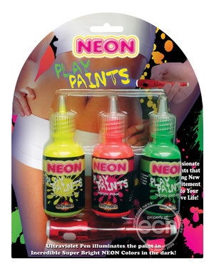TOPCO/T.L.C NEON PLAY PAINTS 3PK
