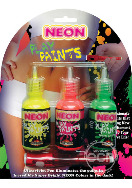 TOPCO/T.L.C NEON PLAY PAINTS 3PK