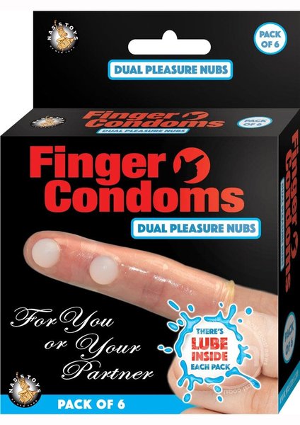 NASSTOYS FINGER CONDOMS 6PK