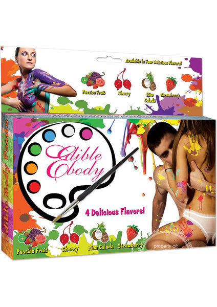 CalExotics EDIBLE BODY PLAY PAINTS ASSORTED FLAVORS