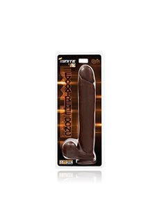 EXXTREME EXXTREME DONG WITH SUCTION 14" BROWN