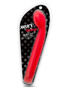 BLUSH NOVELTIES SEXY THINGS, G SLIM 8.5" RED