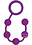 NASSTOYS ANAL BEADS, SINFUL, PURPLE