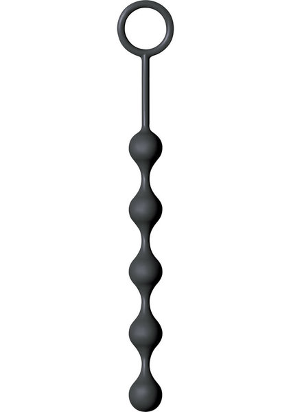 ICON BRANDS ANAL BEAD-S DROPS SILICONE BLK