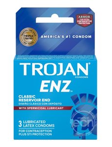 TROJAN TROJAN ENZ W/ SPERMICIDE 3PK