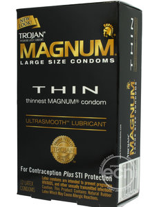TROJAN TROJAN MAGNUM THIN 12PK