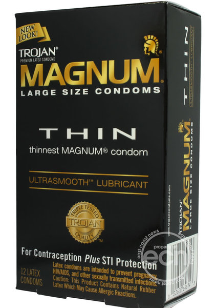 TROJAN TROJAN MAGNUM THIN 12PK