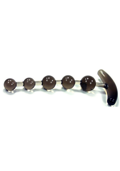 GOLDEN TRIANGLE ANAL BEAD-ANCHORS AWAY BLK