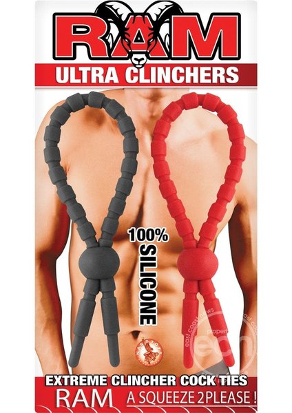 NASSTOYS RAM ULTRA CLINCHER 2PK BK/RED