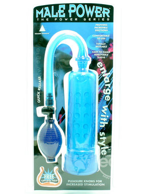 GOLDEN TRIANGLE MALE POWER W/GRIP BLUE