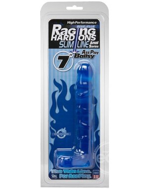 Doc Johnson RAGING HARDONS BALLSY SLIMLINE 7",BLU