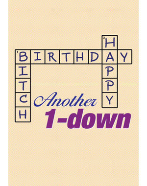 10% PRODUCTIONS CROSSWORD HAPPY B-DAY