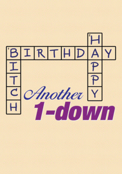 10% PRODUCTIONS CROSSWORD HAPPY B-DAY