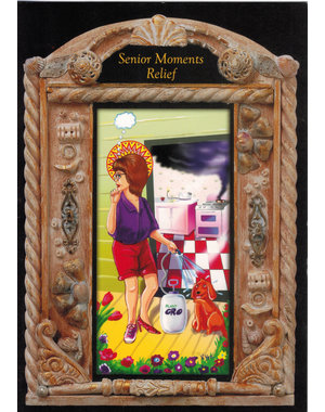  Senior Moments Relief Prayer Note Card - Blank Inside