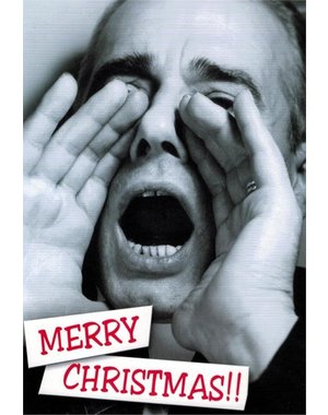 10% PRODUCTIONS X MAS CARD MALE YELLING, MERRY CHRISTMAS!!