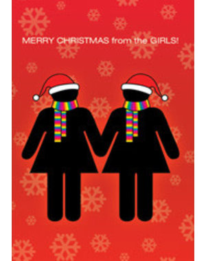 10% PRODUCTIONS X-MAS CARD, GREETINGS FROM THE GIRLS!