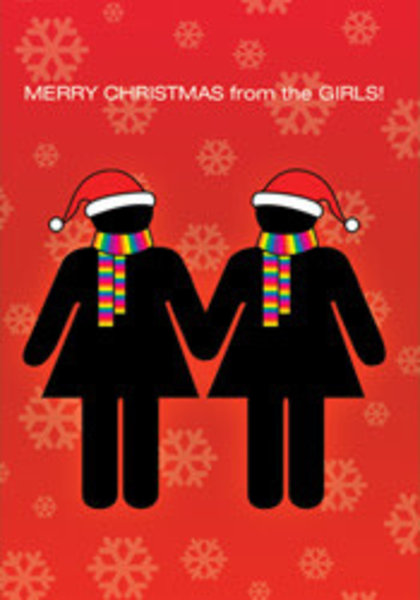 10% PRODUCTIONS X-MAS CARD, GREETINGS FROM THE GIRLS!