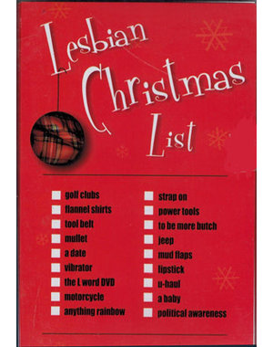 10% PRODUCTIONS X MAS CARD-LESBIAN CHRISTMAS LIST