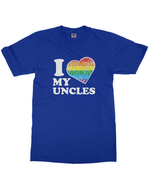  I HEART MY UNCLES BLUE /LARGE (YOUTH)