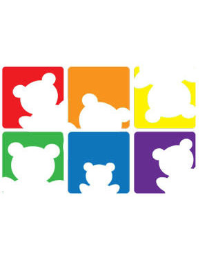 RAINBOW RAINBOW BEARS KIDS TEE SIZE 5/6 TODDLER