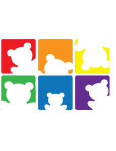 RAINBOW RAINBOW BEARS KIDS TEE SIZE 7 TODDLER