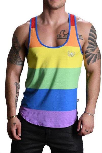 ANDREW CHRISTIAN ANDREW CHRISTIAN ULTRA PRIDE TANK MEDIUM