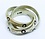 MB JEWELRY INTERLOCKING 3-BAND RING