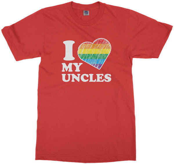 I HEART MY UNCLES RED (YOUTH) SIZE 4T