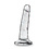 BLUSH NOVELTIES Naturally Yours Glitter Dildo 5.5in - Clear