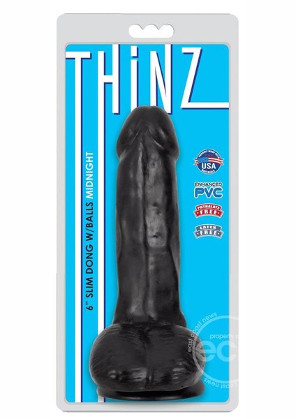 CURVE THINZ SLIM DONG W/ BALLS 6"