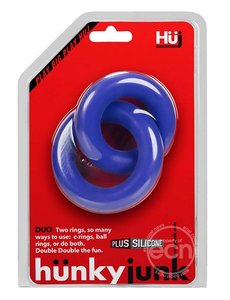 HUNKY JUNK HUNKYJUNK DUO LINK COCK/BALL RINGS